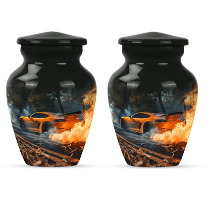  Car Urn with butterfly theme for men's 