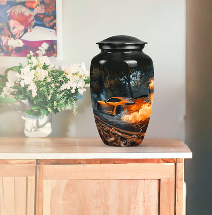  Car Urn with butterfly theme for men's 