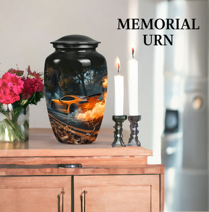  Car Urn with butterfly theme for men's 