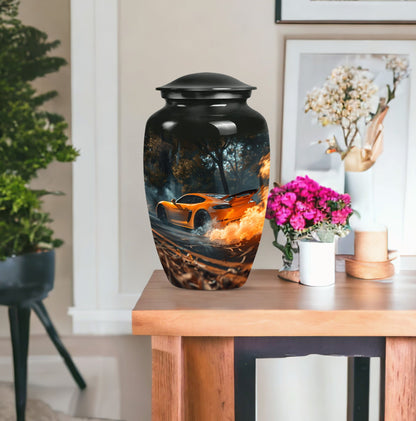  Car Urn with butterfly theme for men's 