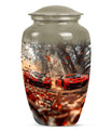 Car Theme Large Urn 10 Inch