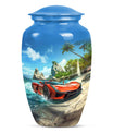 Car Theme Large Urn 10 Inch