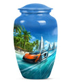 Car Theme Large Urn 10 Inch
