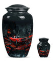 Car Theme Large Urn With 1 Keepsake Urn