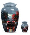 Car Theme Large Urn With 1 Keepsake Urn