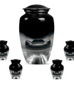 Car Theme Large Urn With 4 Keepsake Urn