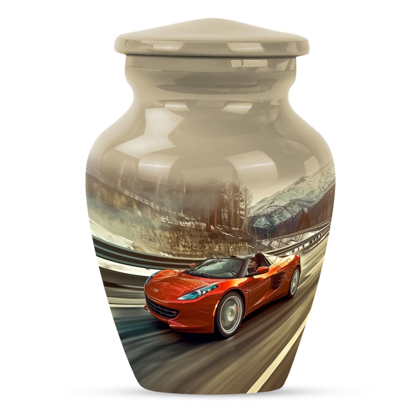classic car Theme urn 