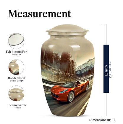 classic car Theme urn 