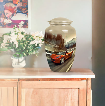 classic car Theme urn 