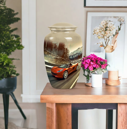 classic car Theme urn 