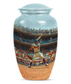 Baseball Theme Large Urn 10 Inch