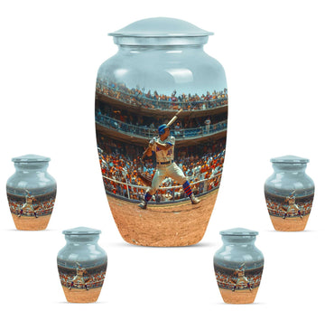 Large Urn With 4 Keepsake Urn