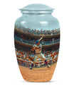  Baseball Urn with Butterfly Theme for Ashes