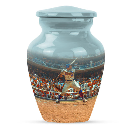  Baseball Urn with Butterfly Theme for Ashes