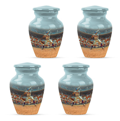  Baseball Urn with Butterfly Theme for Ashes