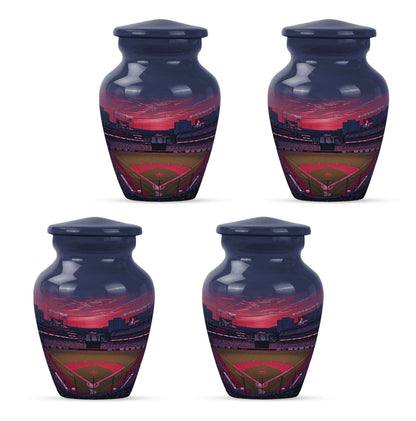 Baseball Theme 3 Inch Keepsake Pack of 4
