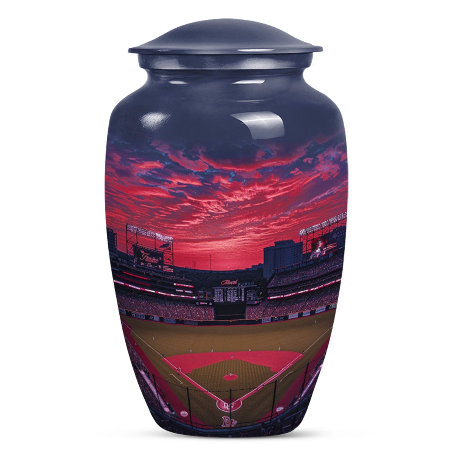 Classic 10-inch baseball urn for dad.