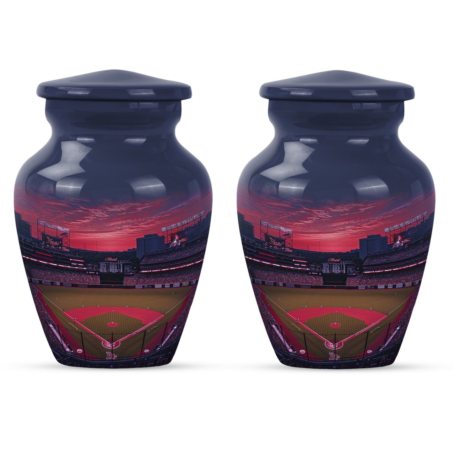 Classic 10-inch baseball urn for dad.