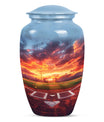 Baseball Theme Large Urn 10 Inch