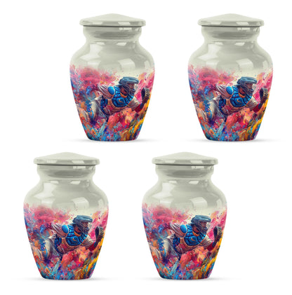 10-inch classic butterfly-themed baseball urn for ashes,