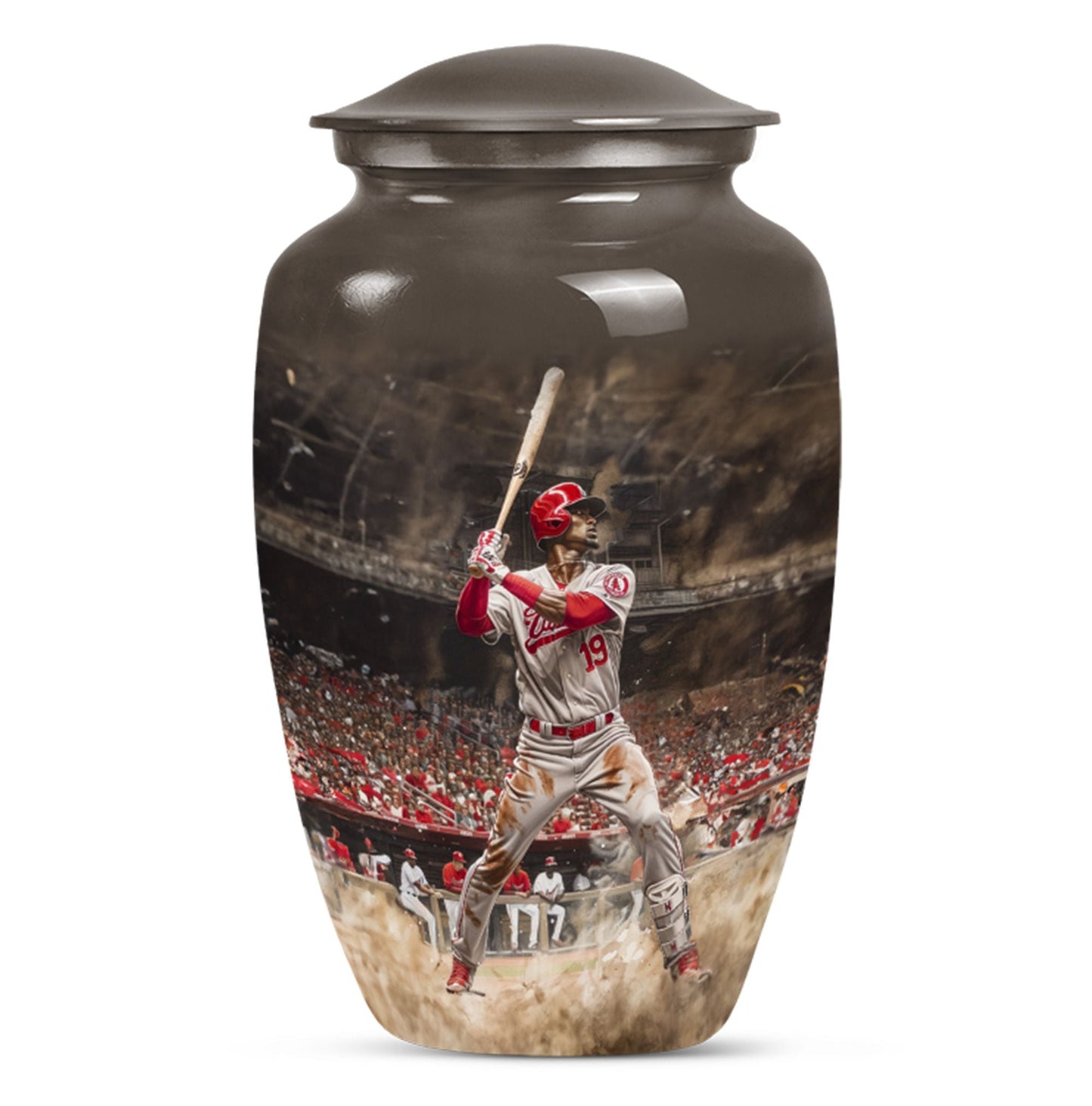 Personalized Military Cremation Urn for Human Ashes - 10-inch, 200 cu in - Yatskia