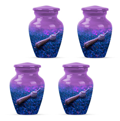 10 inch aluminum baseball urn 