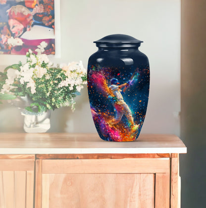 Classic 10-inch baseball cremation urn