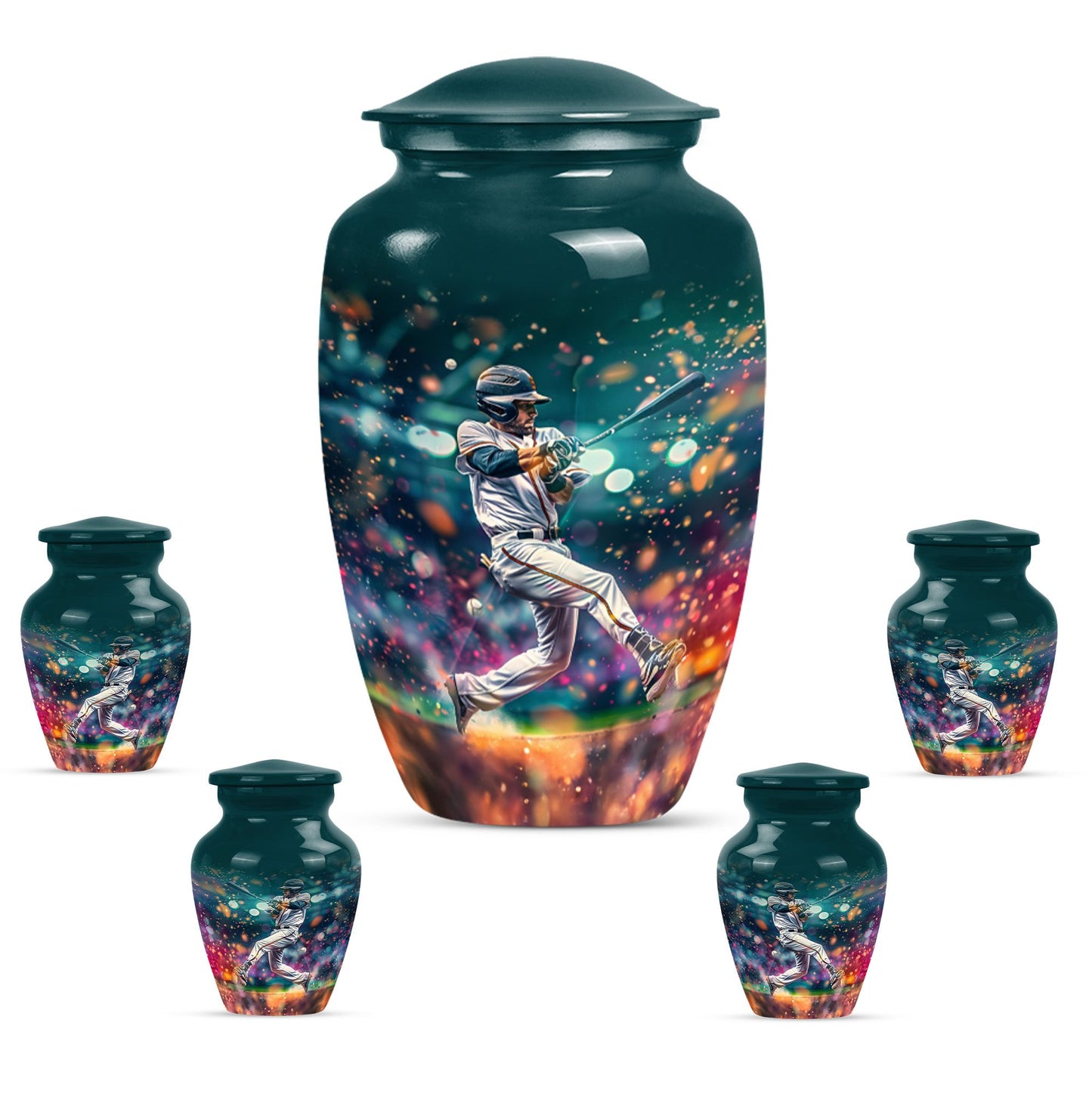 baseball urn for adult ashes