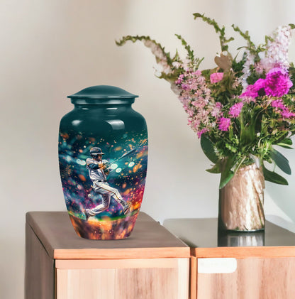 baseball urn for adult ashes