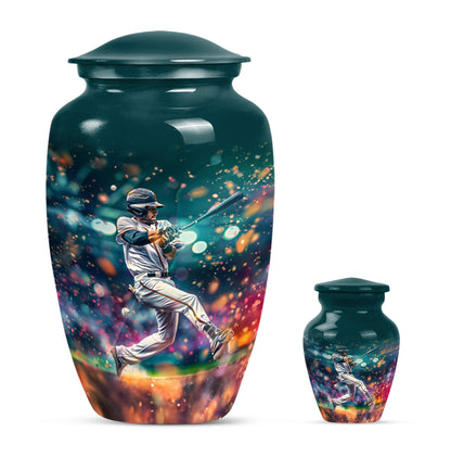 baseball urn for adult ashes