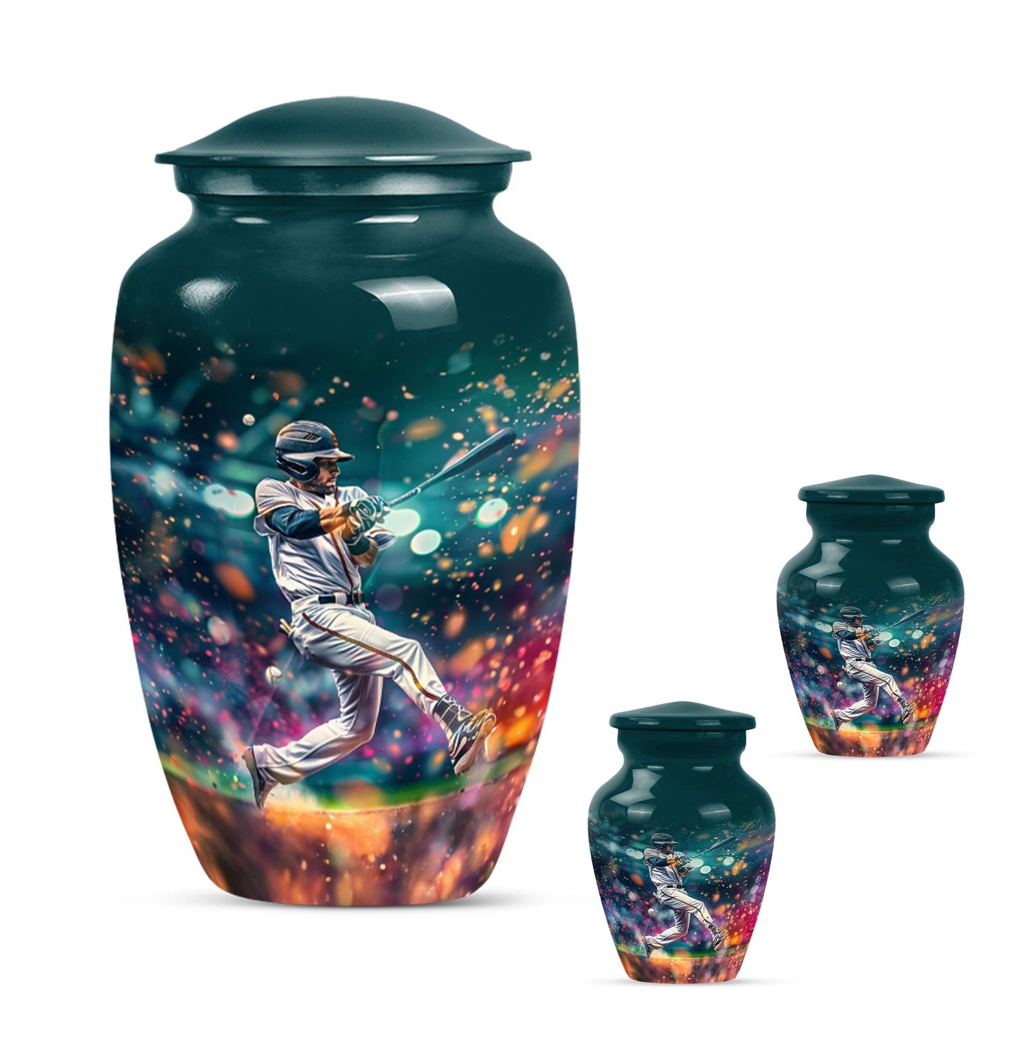 baseball urn for adult ashes