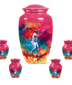 baseball urn with butterfly theme for women's ashes