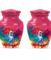 baseball urn with butterfly theme for women's ashes