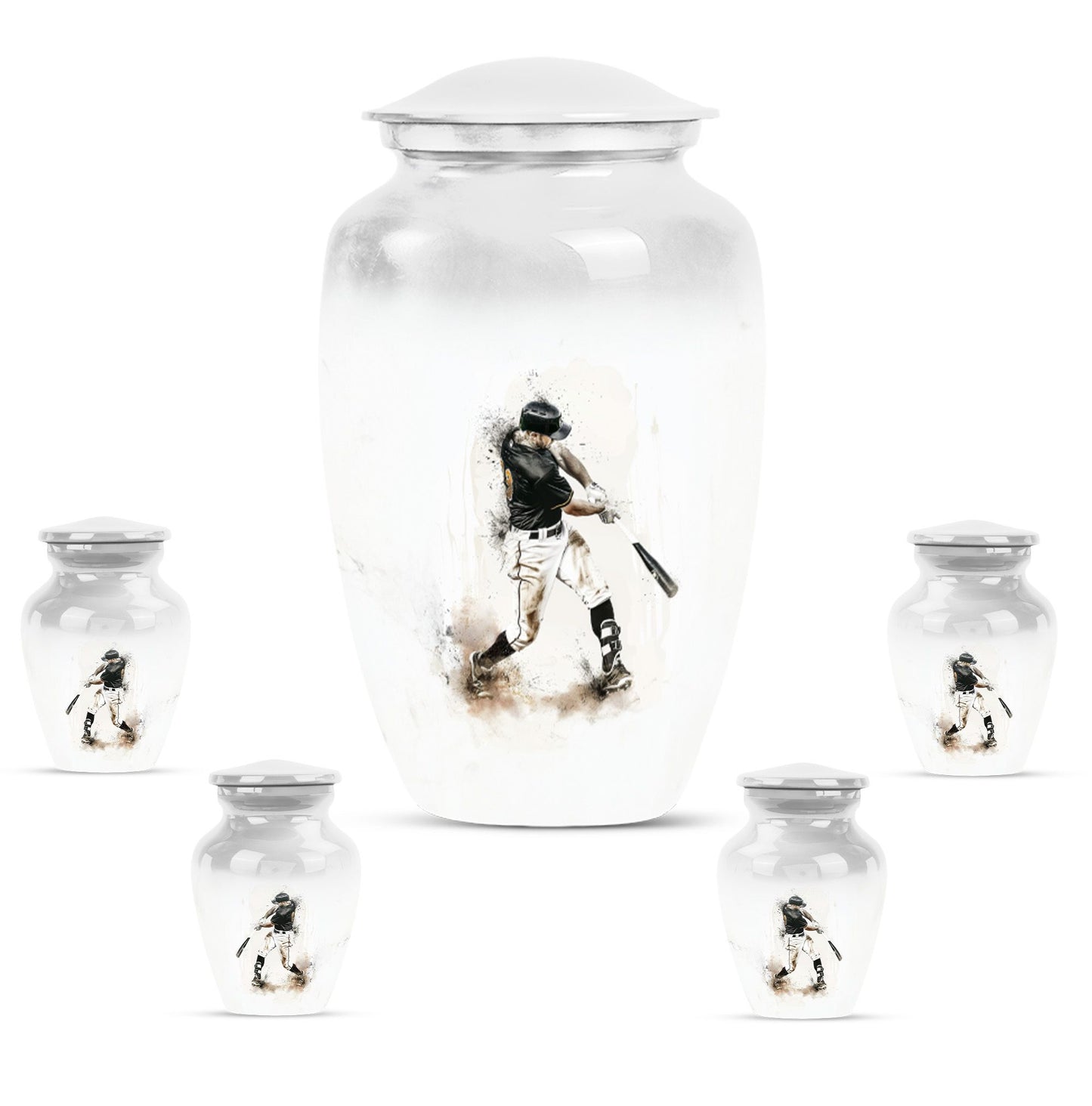 10 Inch Classic Baseball Urn for adult ashes 