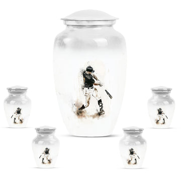 Large Urn with 4 Small Urn