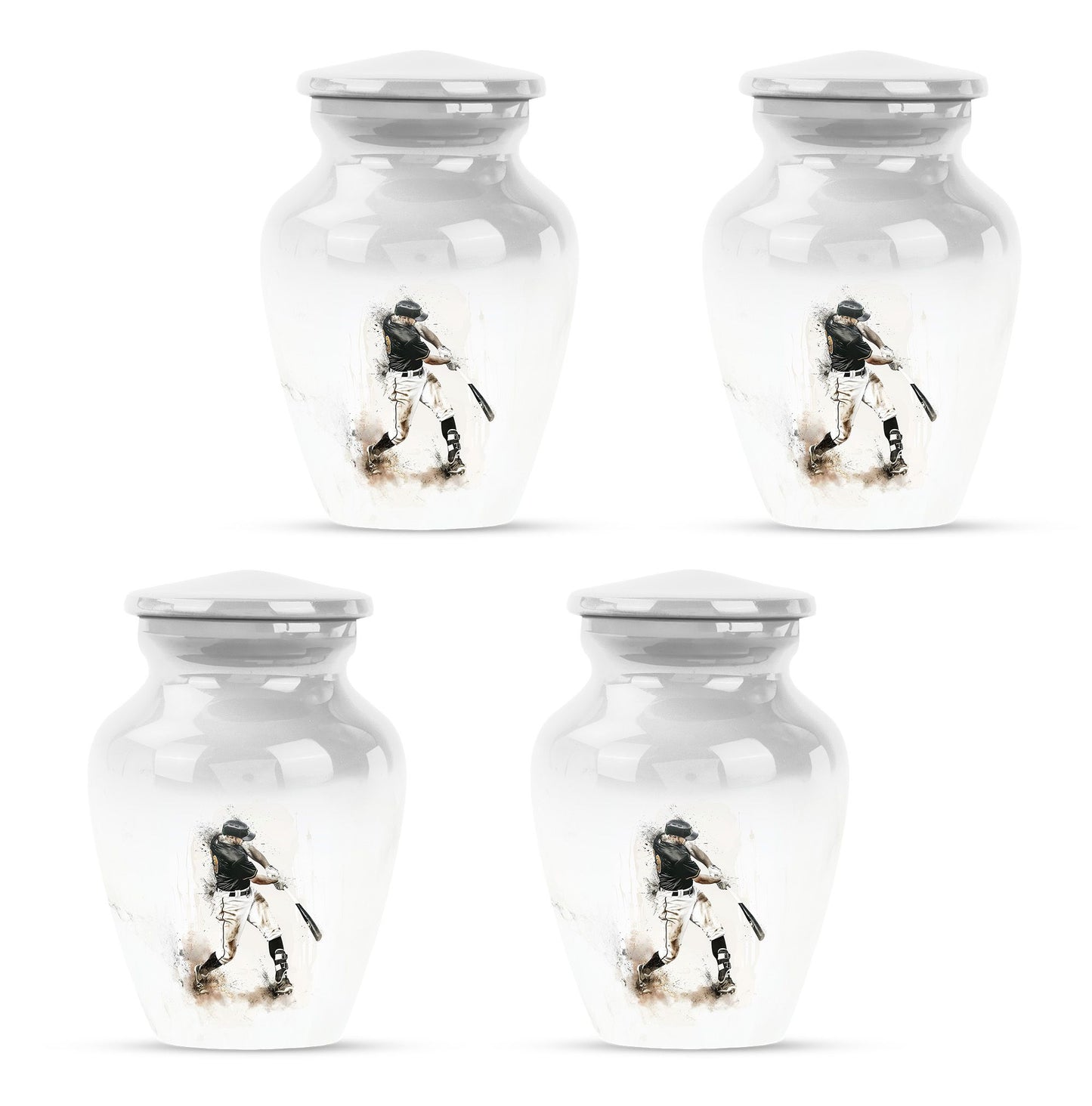 10 Inch Classic Baseball Urn for adult ashes 