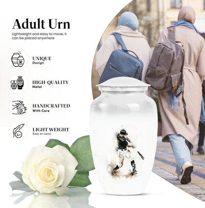 10 Inch Classic Baseball Urn for adult ashes 
