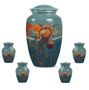 Large Urn with 4 Small Urn