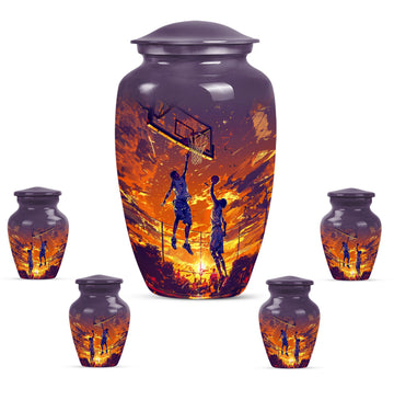 Large Urn with 4 Small Urn