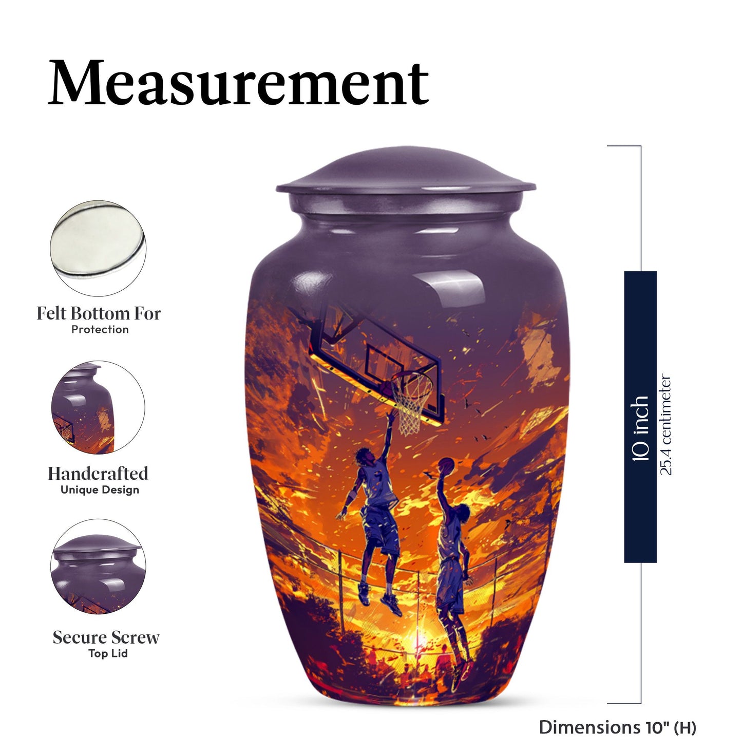 Basketball Memorial Urn