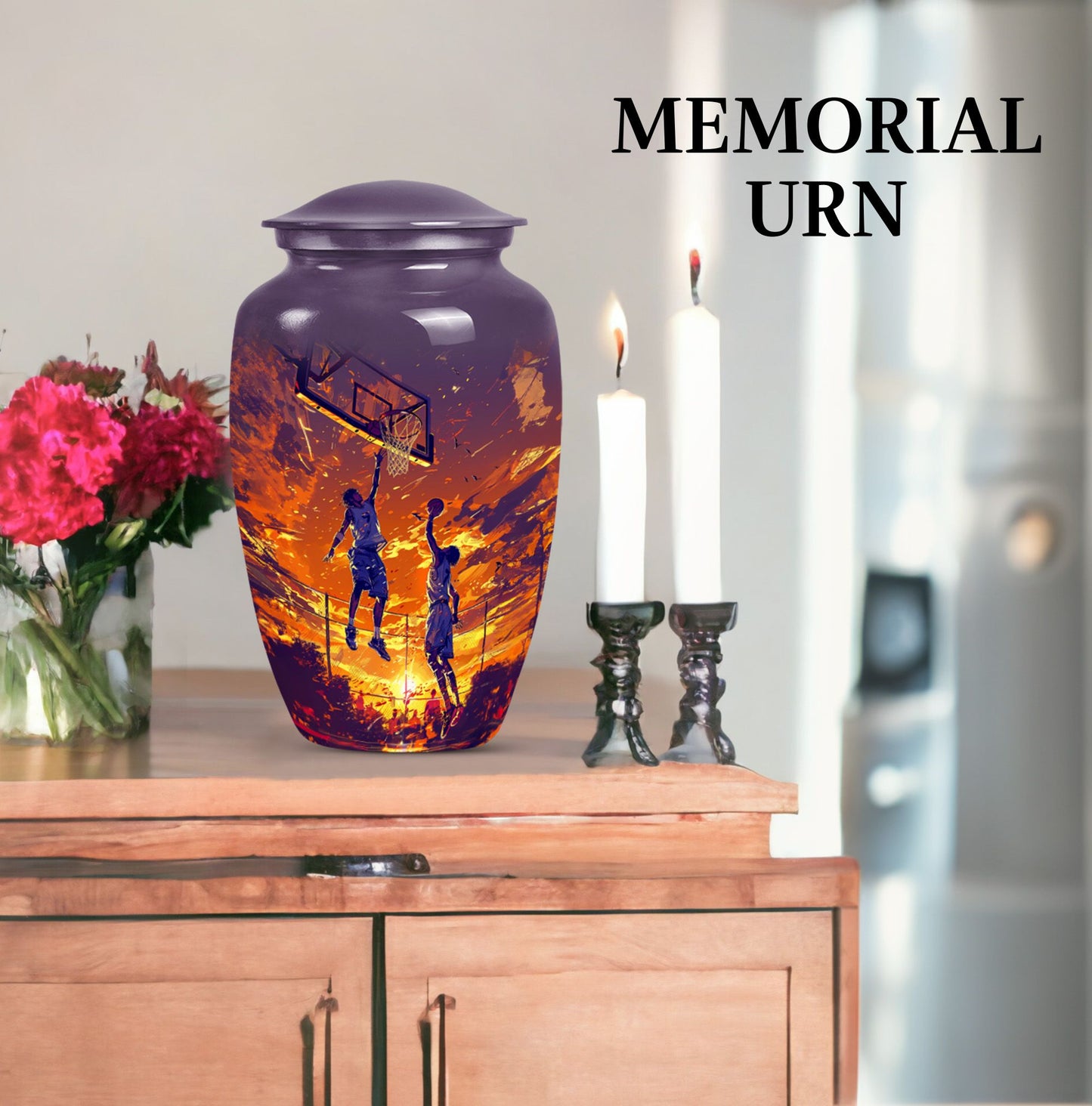 Basketball Memorial Urn