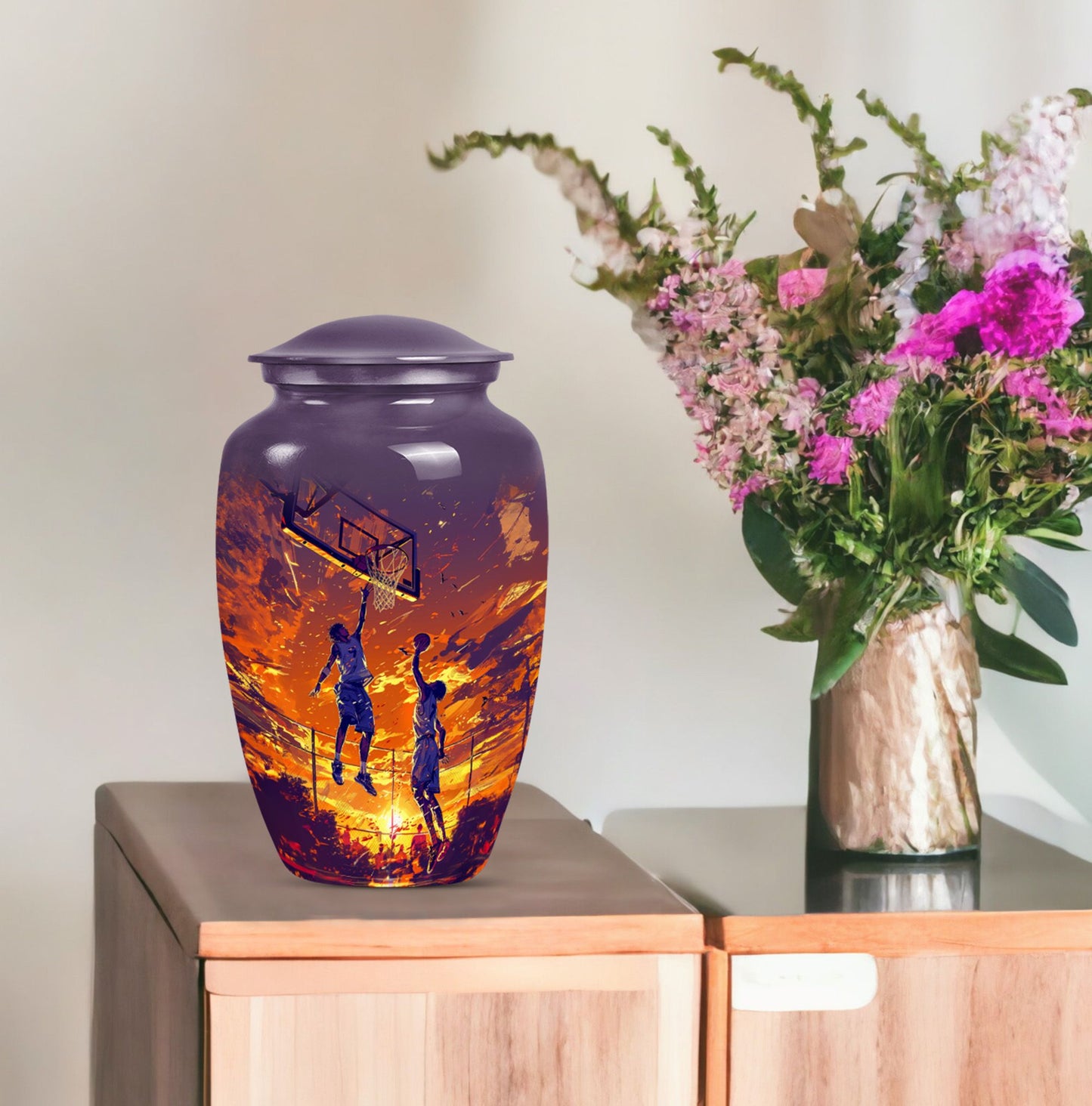 Basketball Memorial Urn