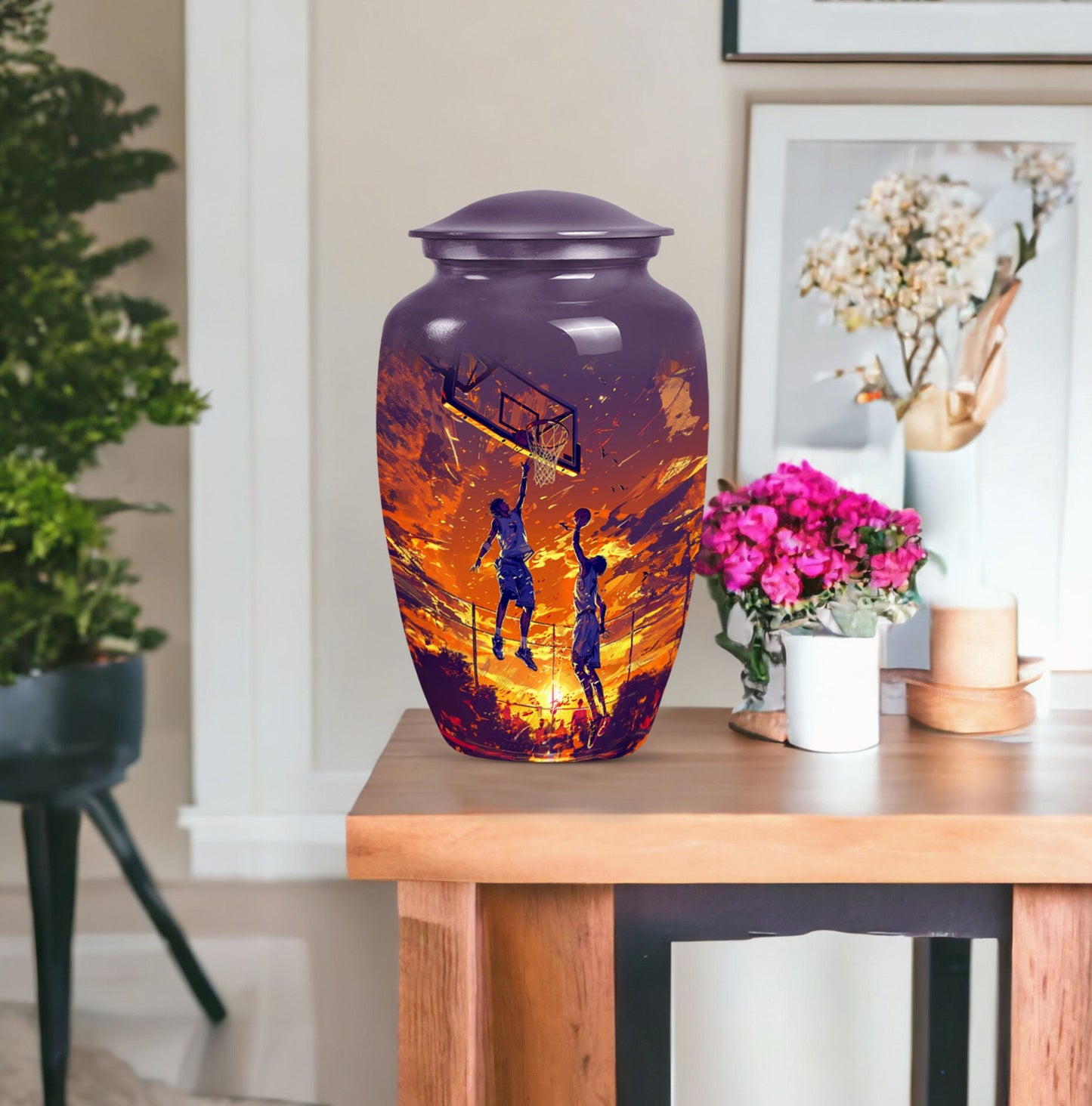 Basketball Memorial Urn