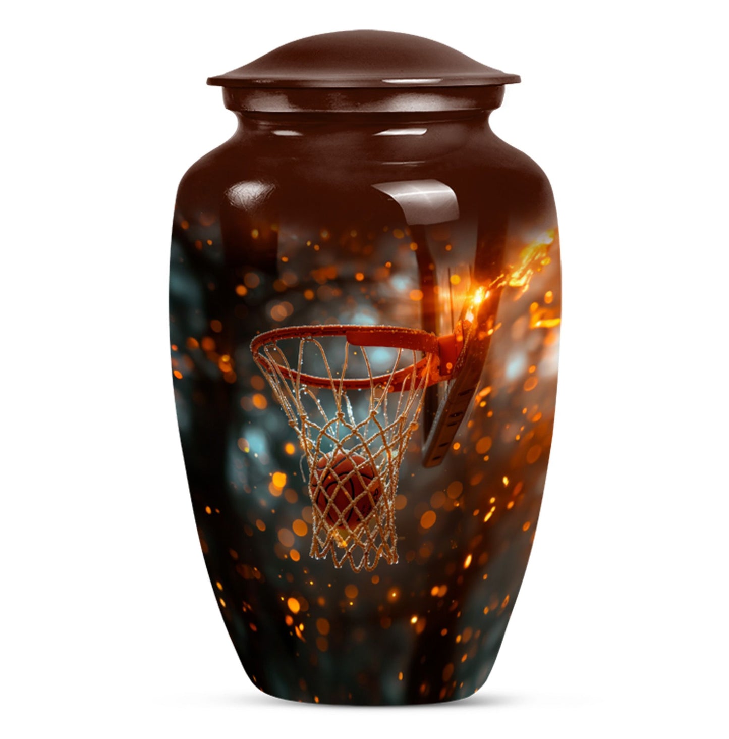 basketball urn for cremation ashes