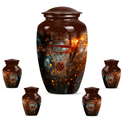 basketball urn for cremation ashes