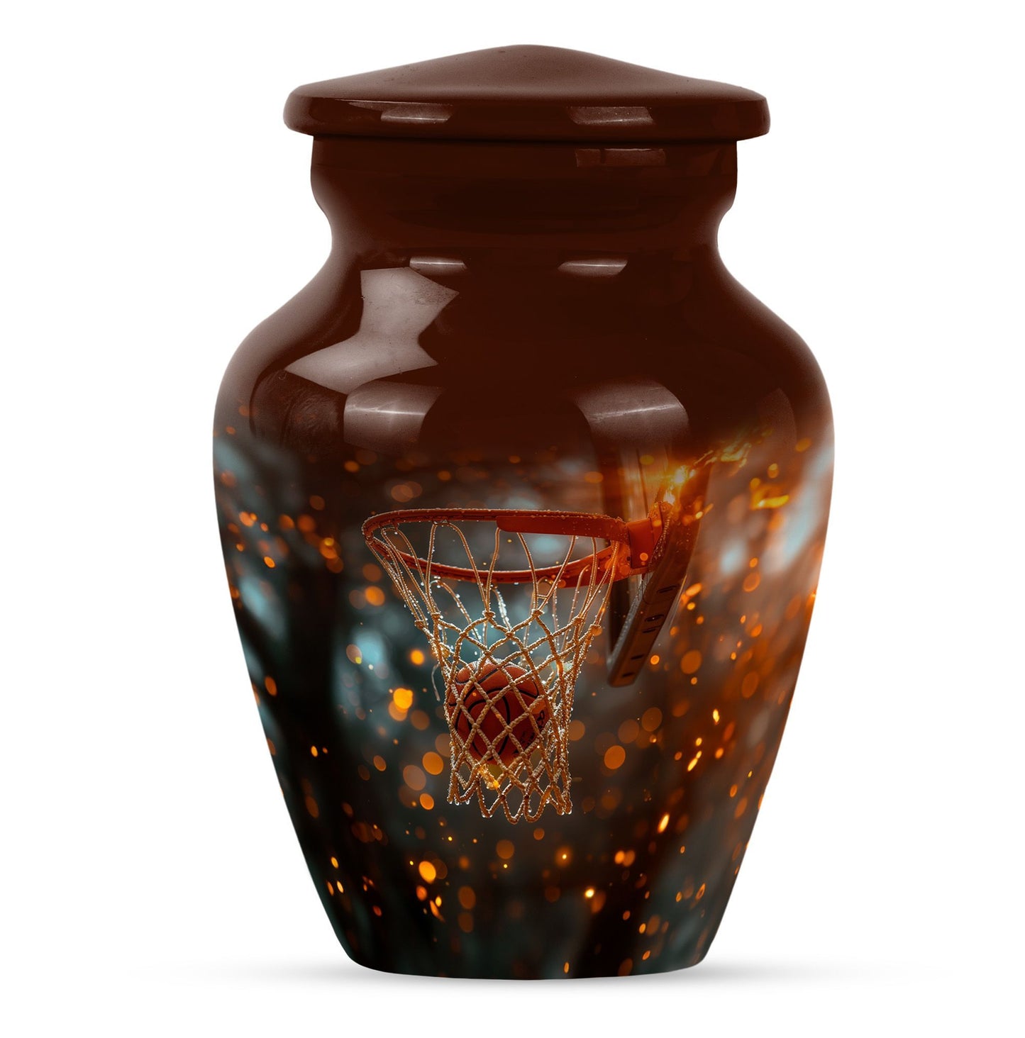 basketball urn for cremation ashes