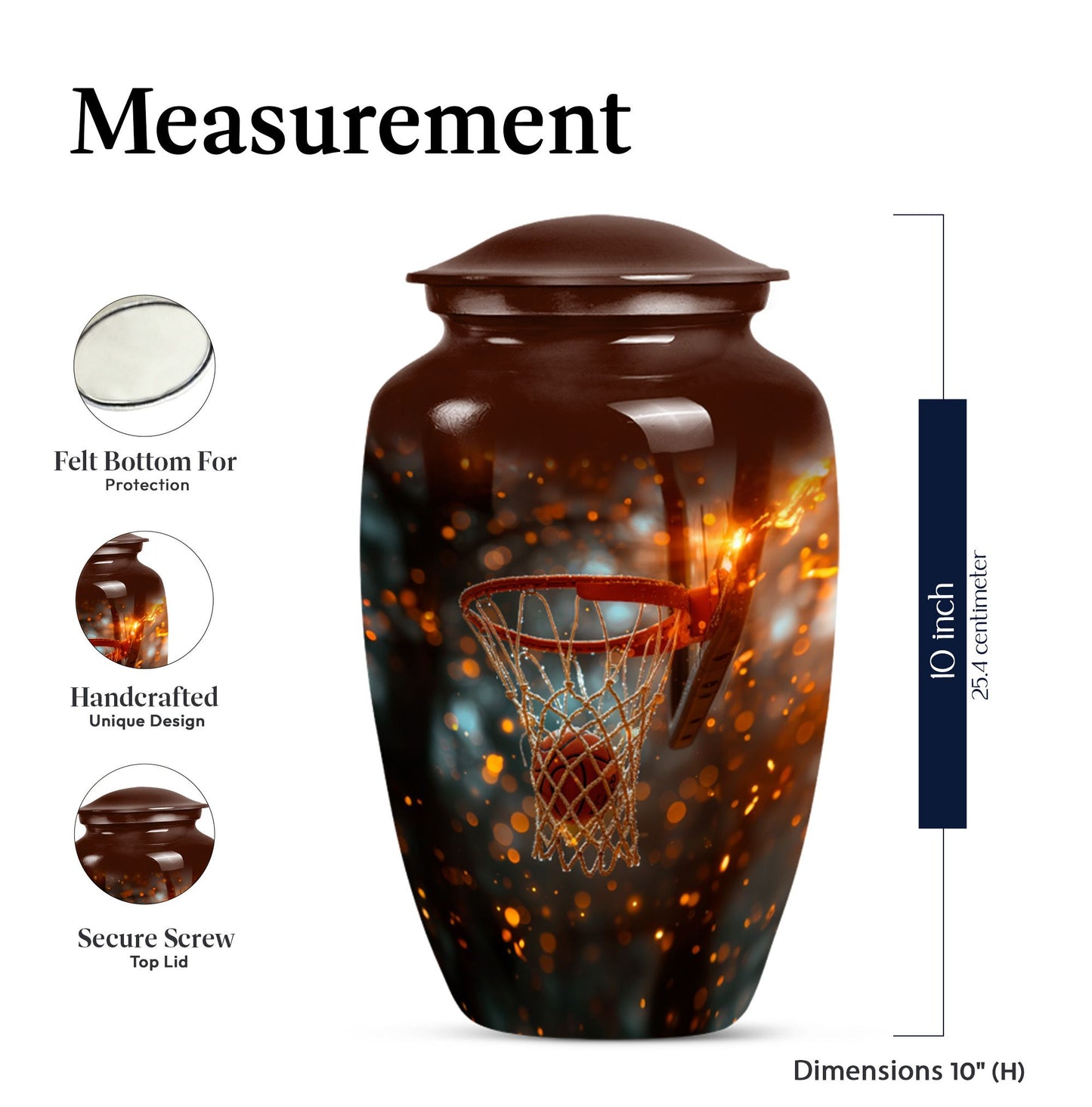 basketball urn for cremation ashes