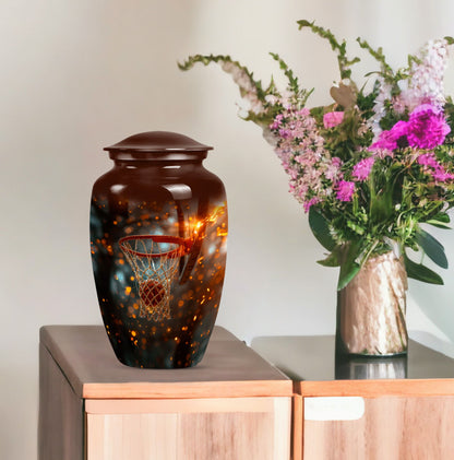 basketball urn for cremation ashes