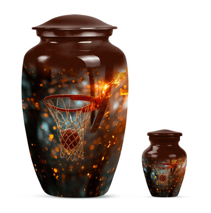 basketball urn for cremation ashes