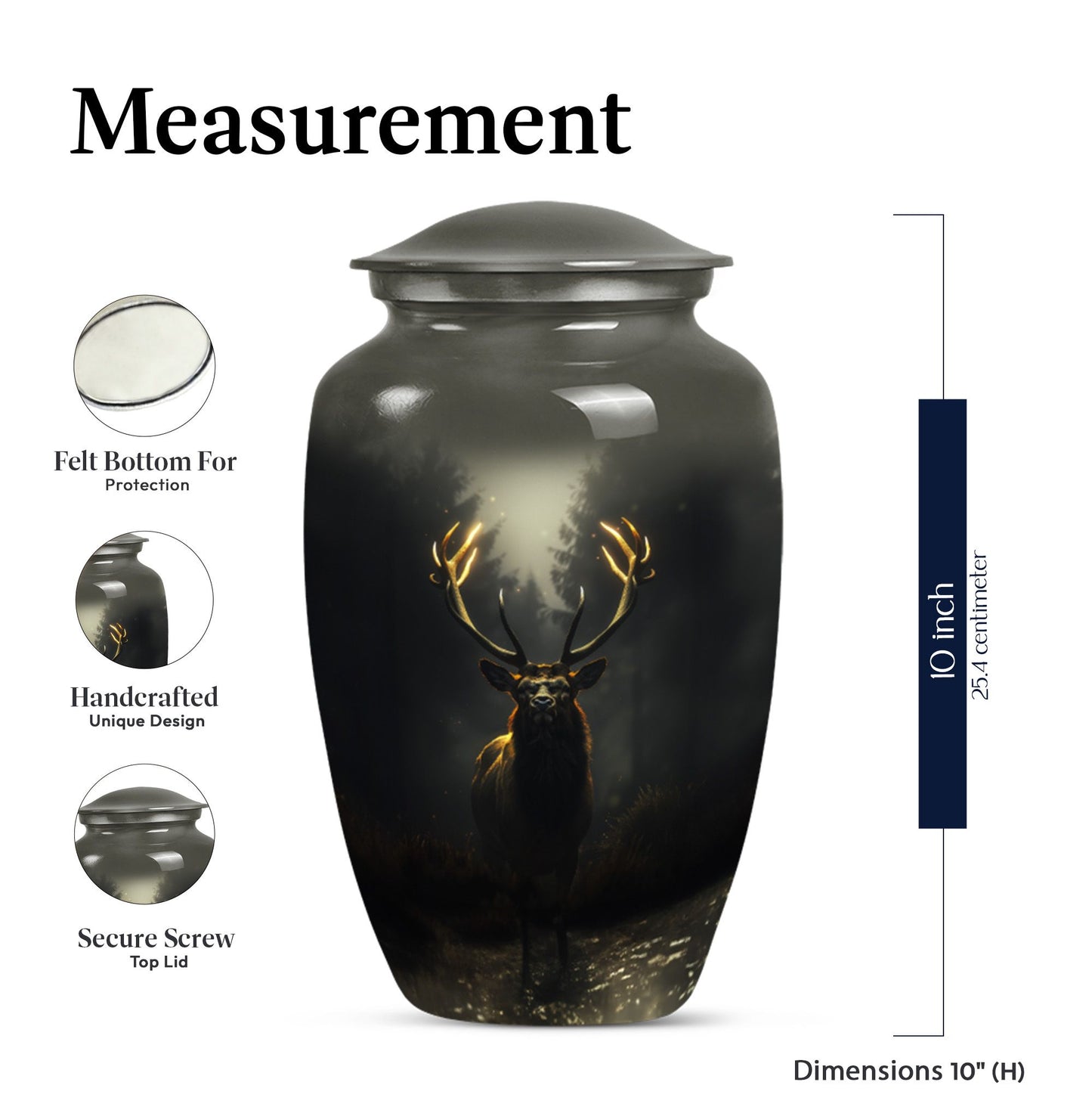 Deer Cremation Urn